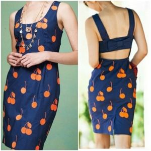 Leifnotes cherry dress Anthropologie